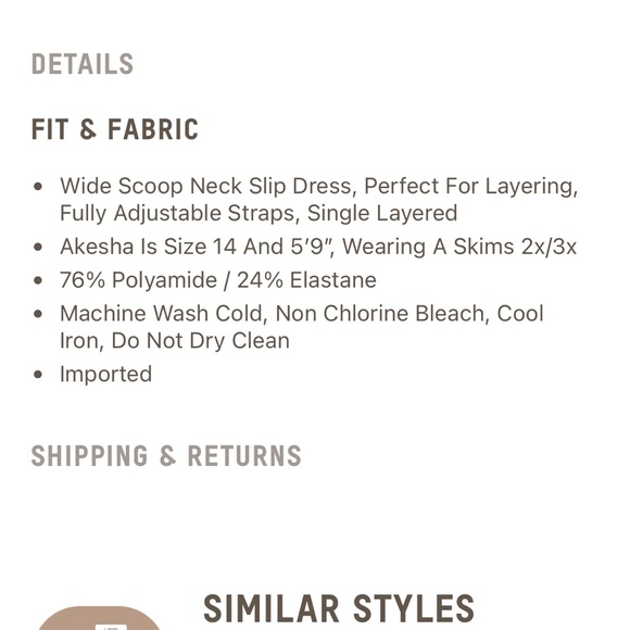 New Skims fits everybody soft lounge slip dress in color oxide brown size 4x - Picture 3 of 4